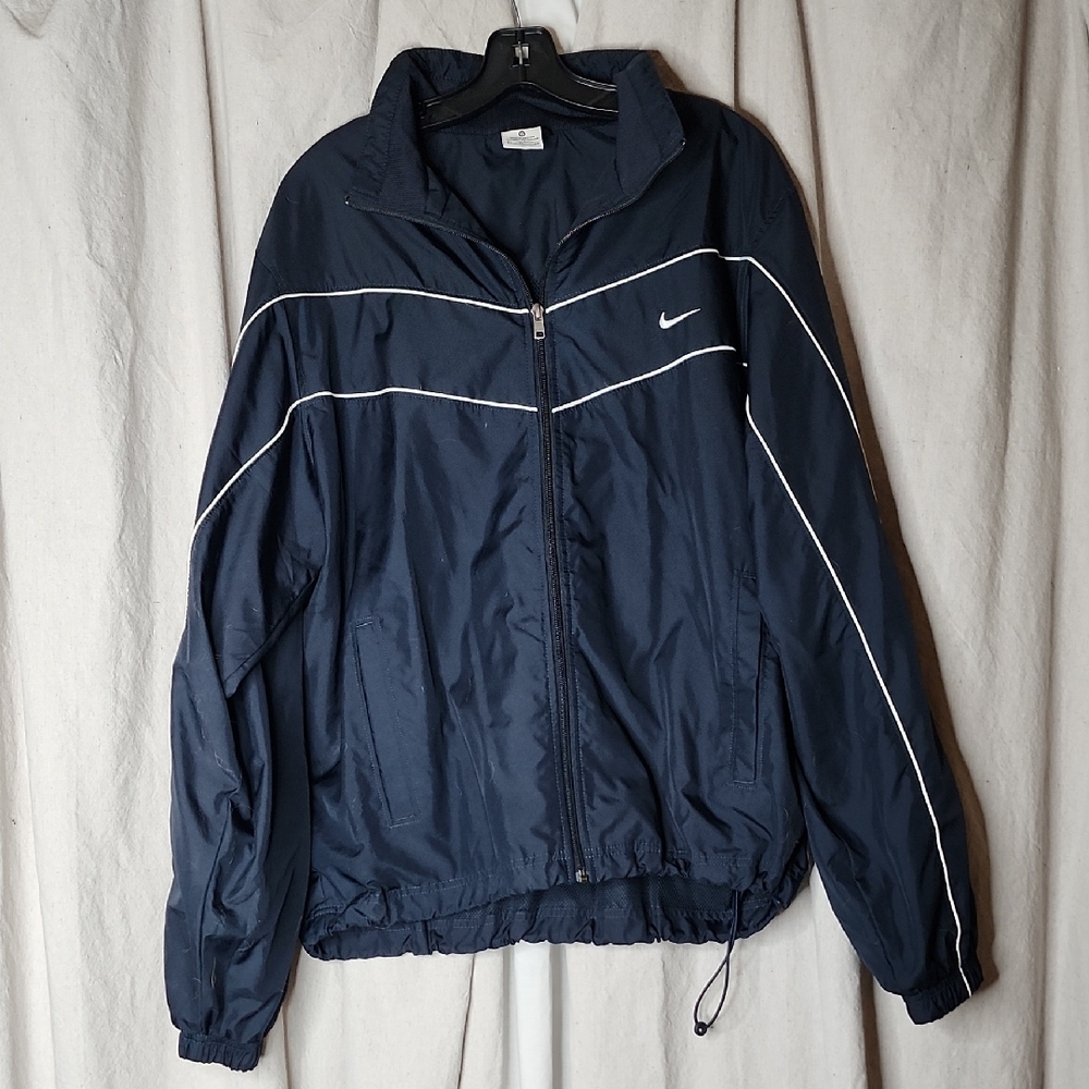 Nike Men's Black Windbreaker Jacket